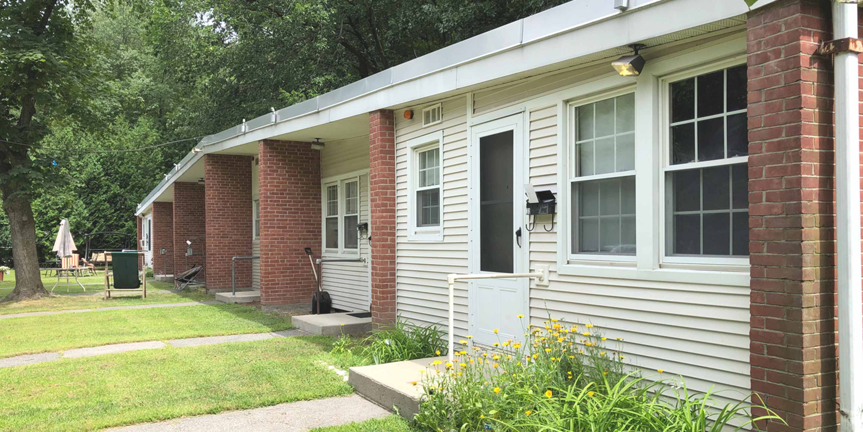 Canton Valley Housing view of front of unit