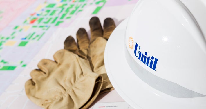 decorative - gloves and hard hat