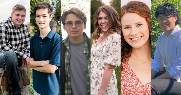 five scholarship winners of 2022
