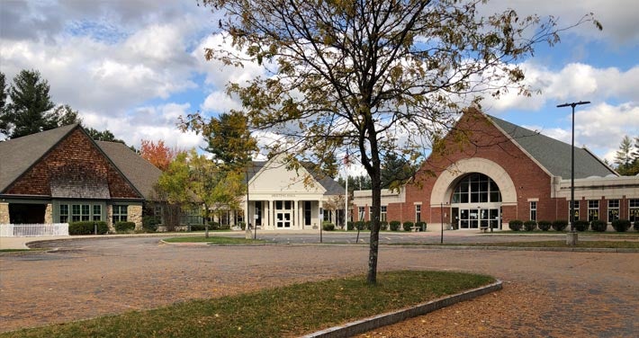 exterior of Townsend municipal buildings